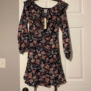 NWT Esley dress navy floral